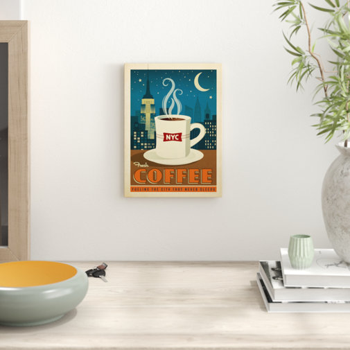 East Urban Home Poster Coffee New York Coffee von Joel Anderson